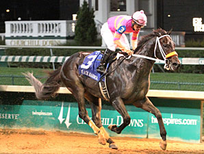 Pants On Fire comes home strong to win the Ack Ack Handicap